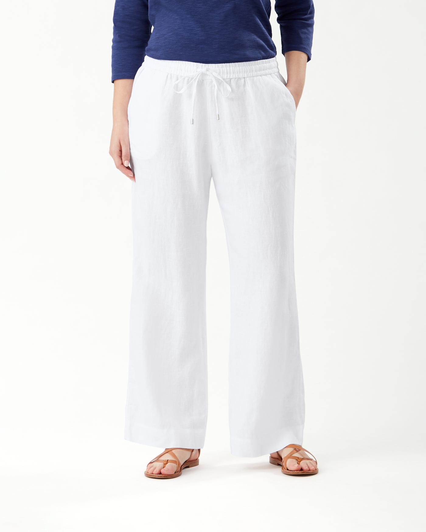 Tommy Bahama Two Palms Linen Easy Pants in White Lyst