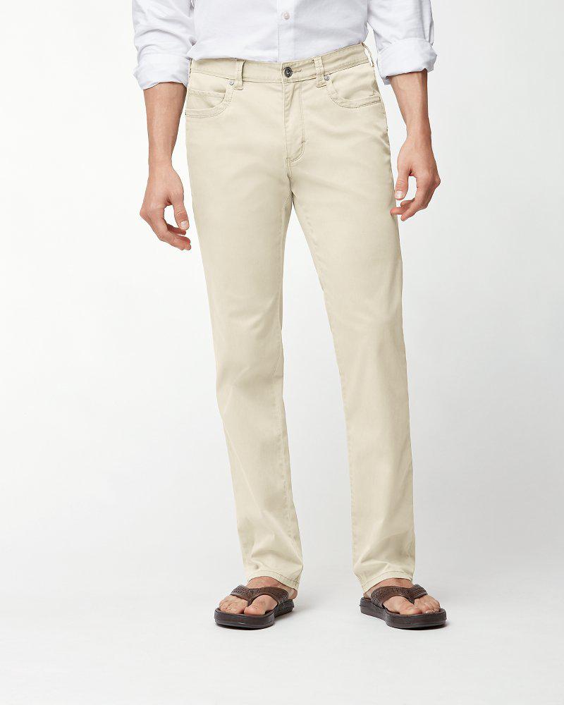 Tommy Bahama Cotton Boracay 5-pocket Chino Pants in Natural for Men - Lyst