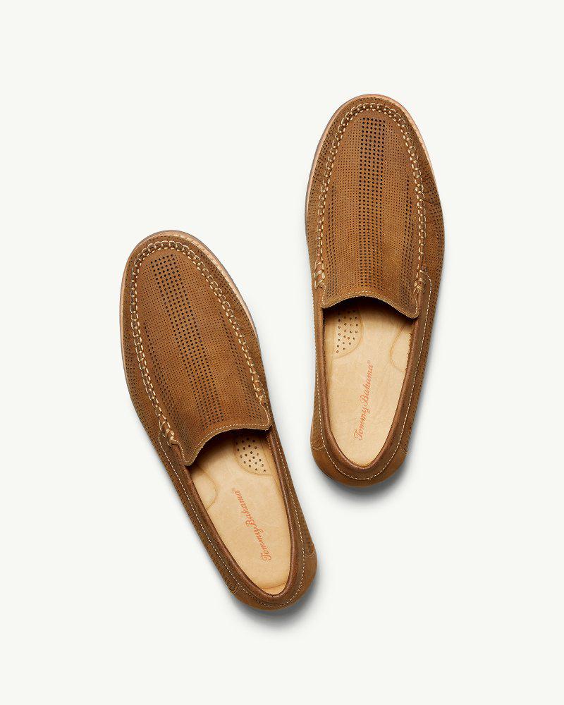 Lyst Tommy Bahama Felton Nubuck Slipon Shoes in Brown