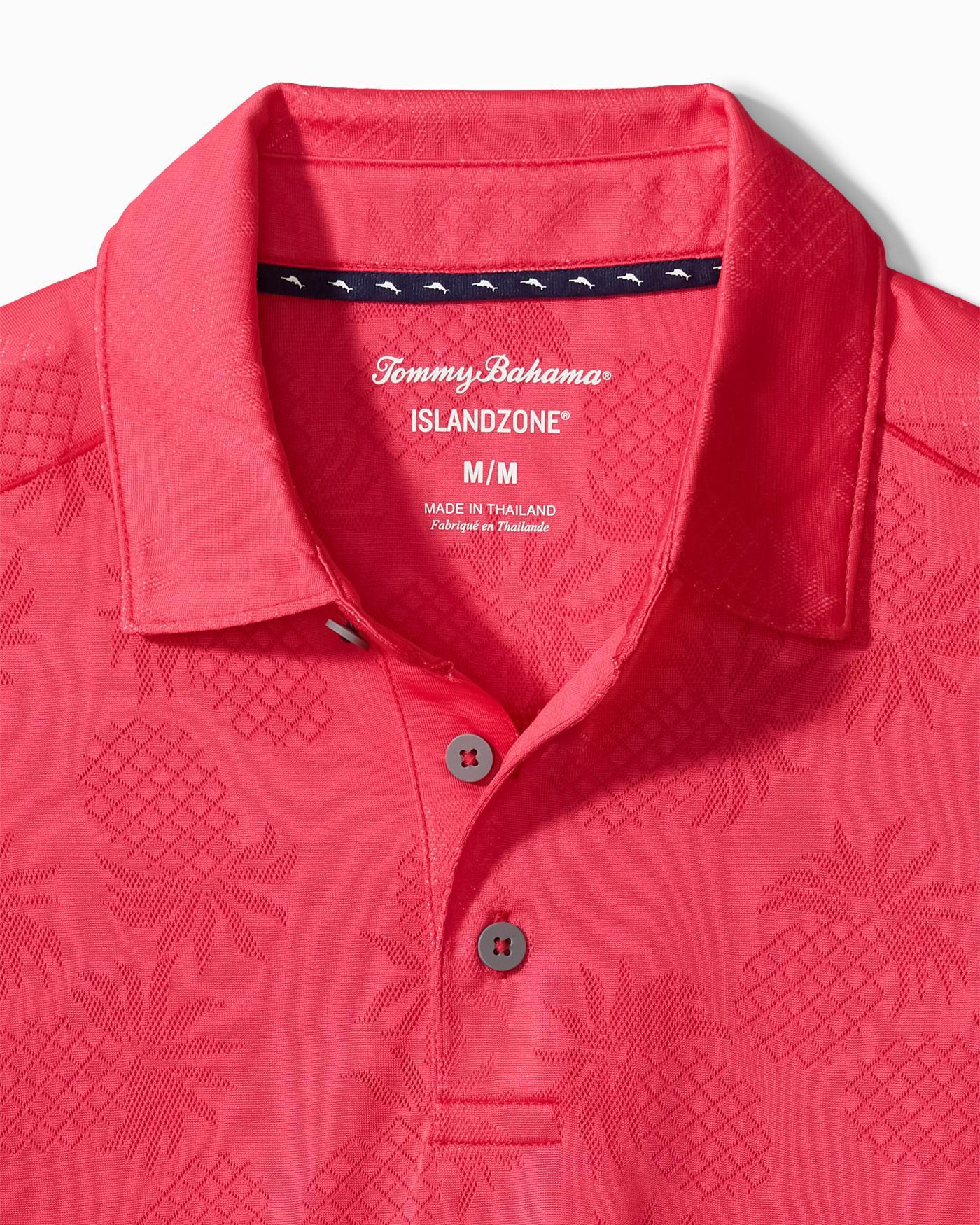 Tommy Bahama Synthetic Pineapple Palm Coast Islandzone® Polo in Pink