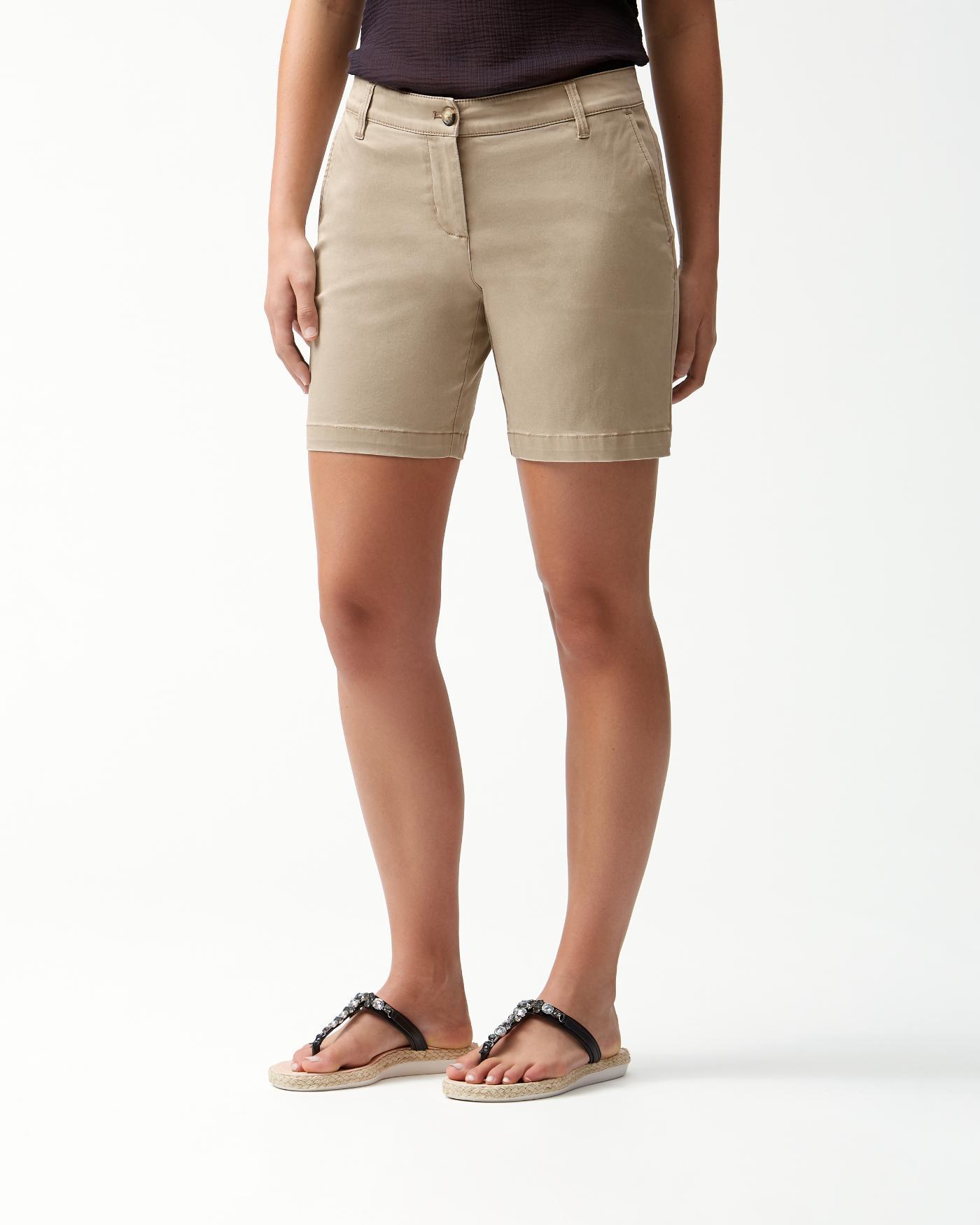 Tommy Bahama Cotton Boracay 7-inch Shorts in Natural - Lyst