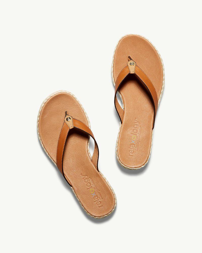 tommy bahama men's leather flip flops