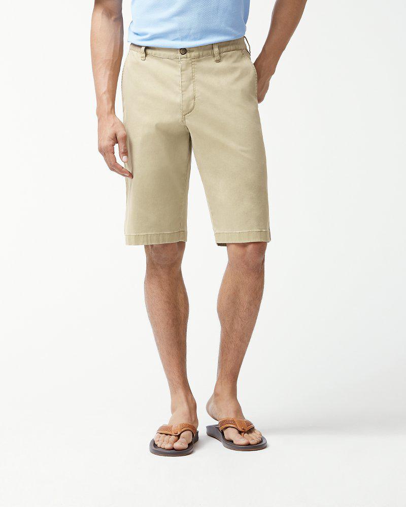 Tommy Bahama Cotton Boracay 12-inch Chino Shorts in Khaki (Natural) for ...