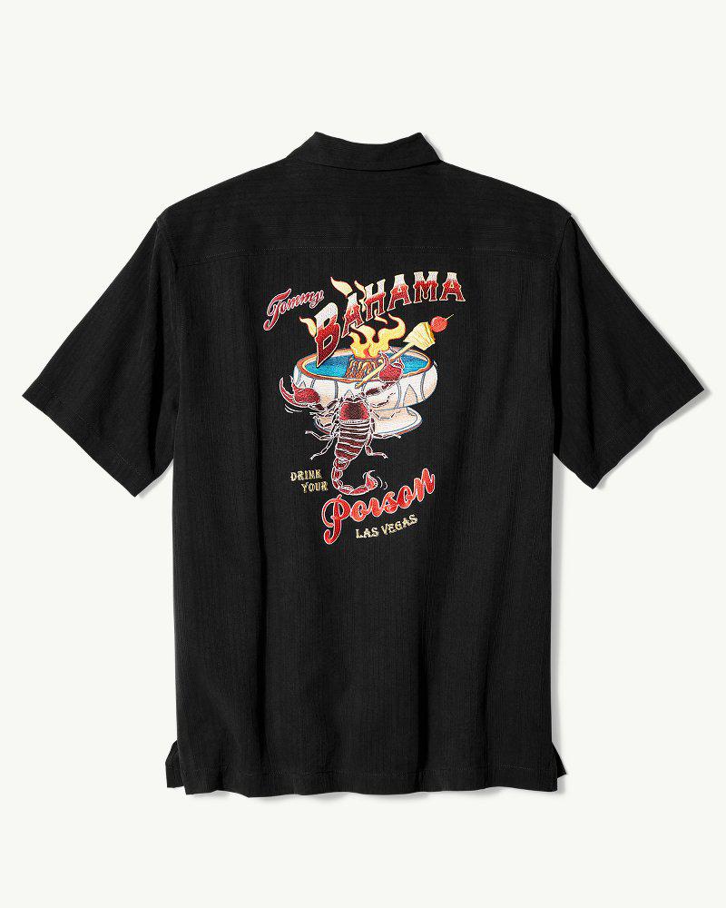 Tommy Bahama Drink Your Poison Las Vegas Camp Shirt in Black for Men Lyst