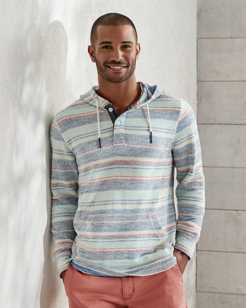 Tommy Bahama Cotton Big & Tall Playa Azure Hoodie in Blue for Men - Lyst