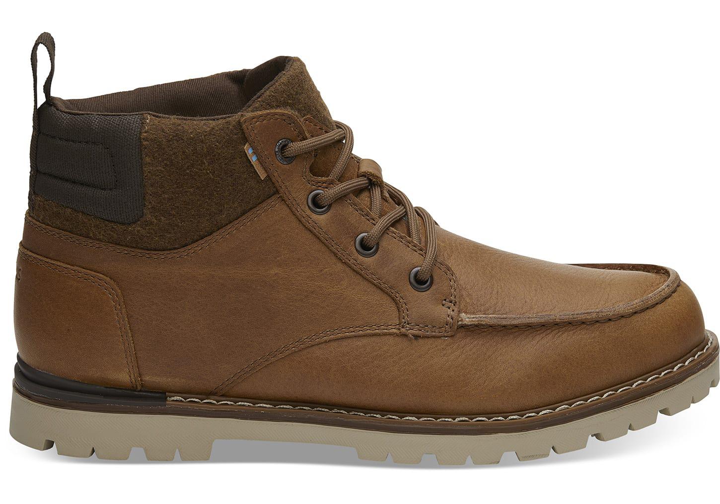 waterproof dark toffee leather men's hawthorne boots