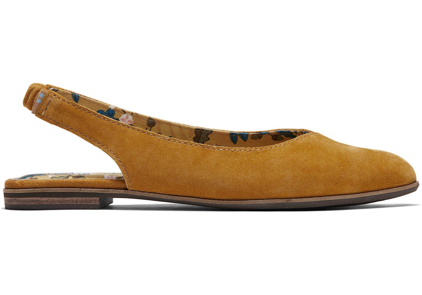 brown slingback flats