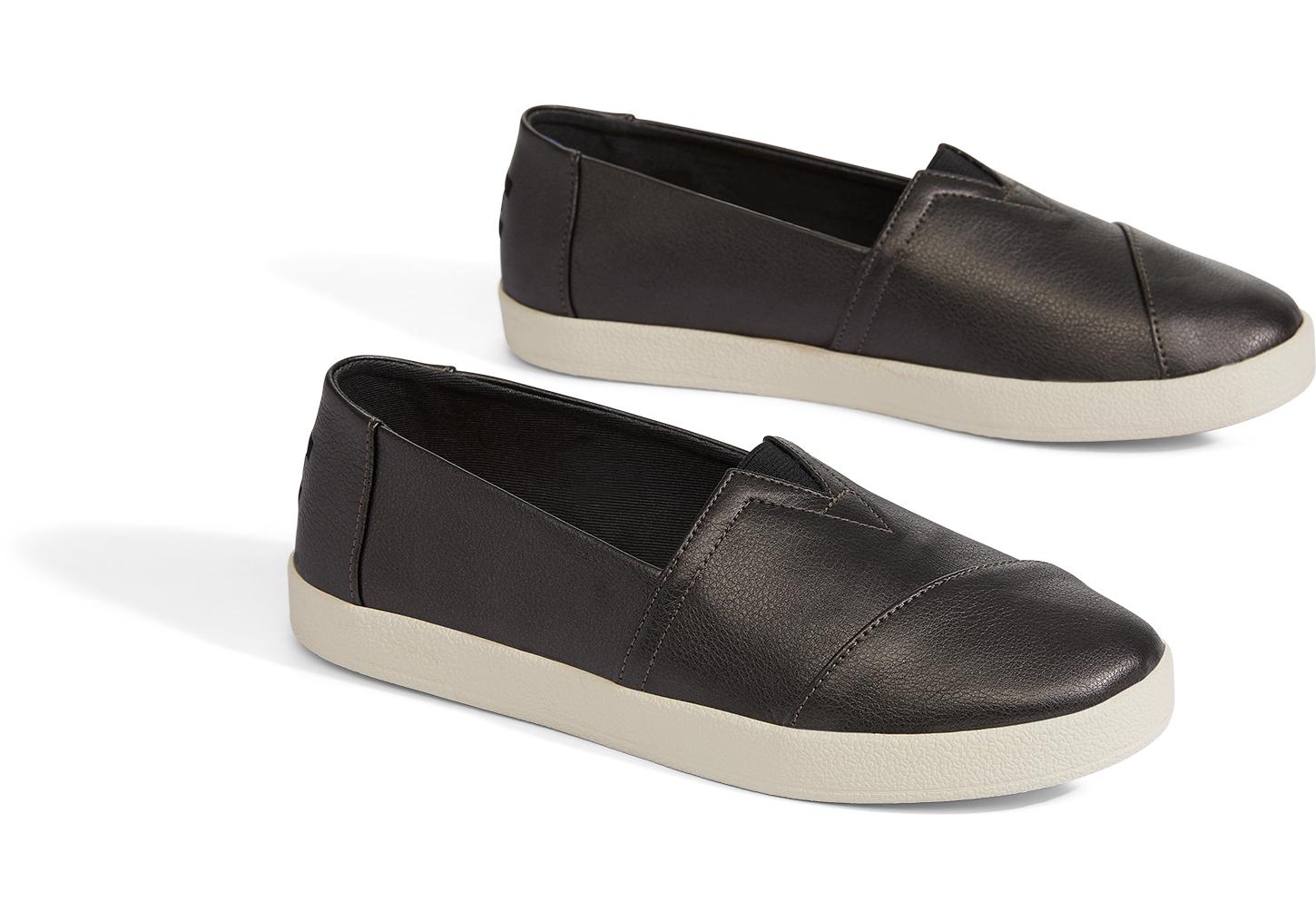 TOMS Synthetic Avalon Slip-on in Black 
