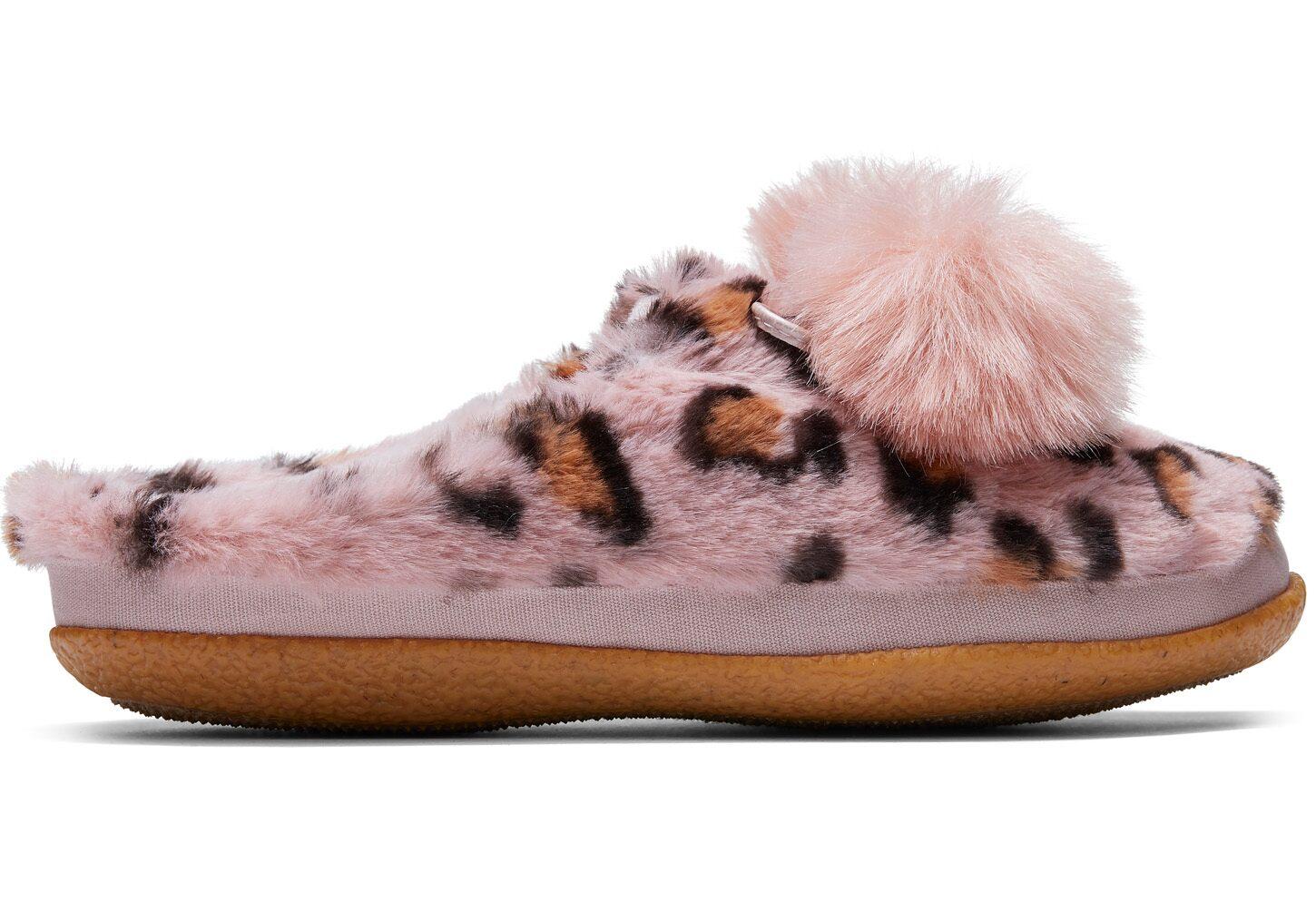 cheetah slippers