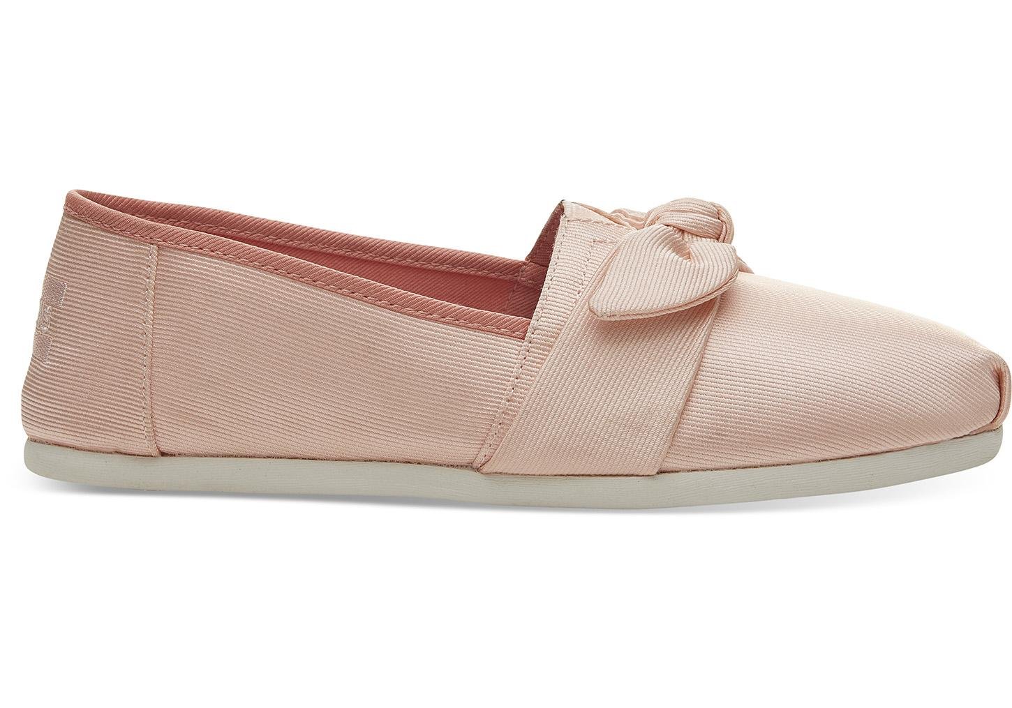 Grosgrain Bow Toms Bow Bow Flats Toms Blush Grosgrain Bow