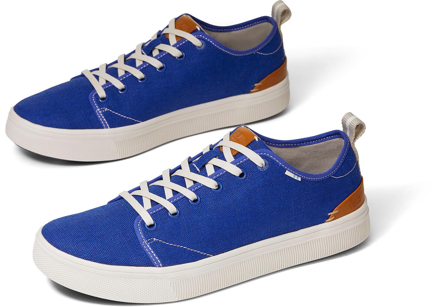 mens blue toms shoes