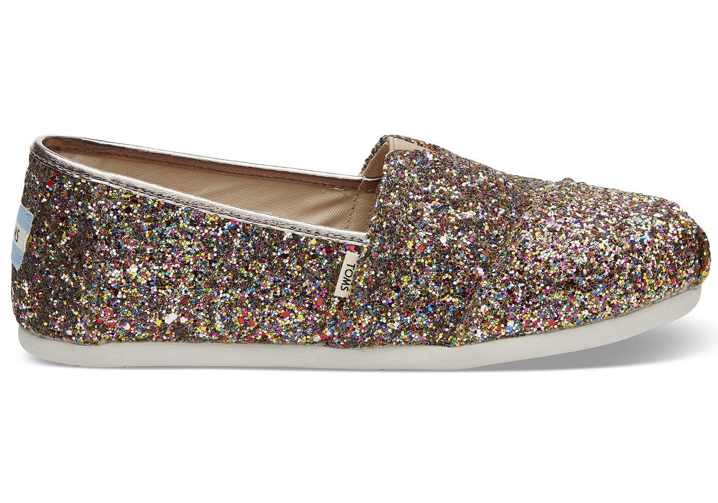 TOMS Rubber Multi Party Glitter Women's 