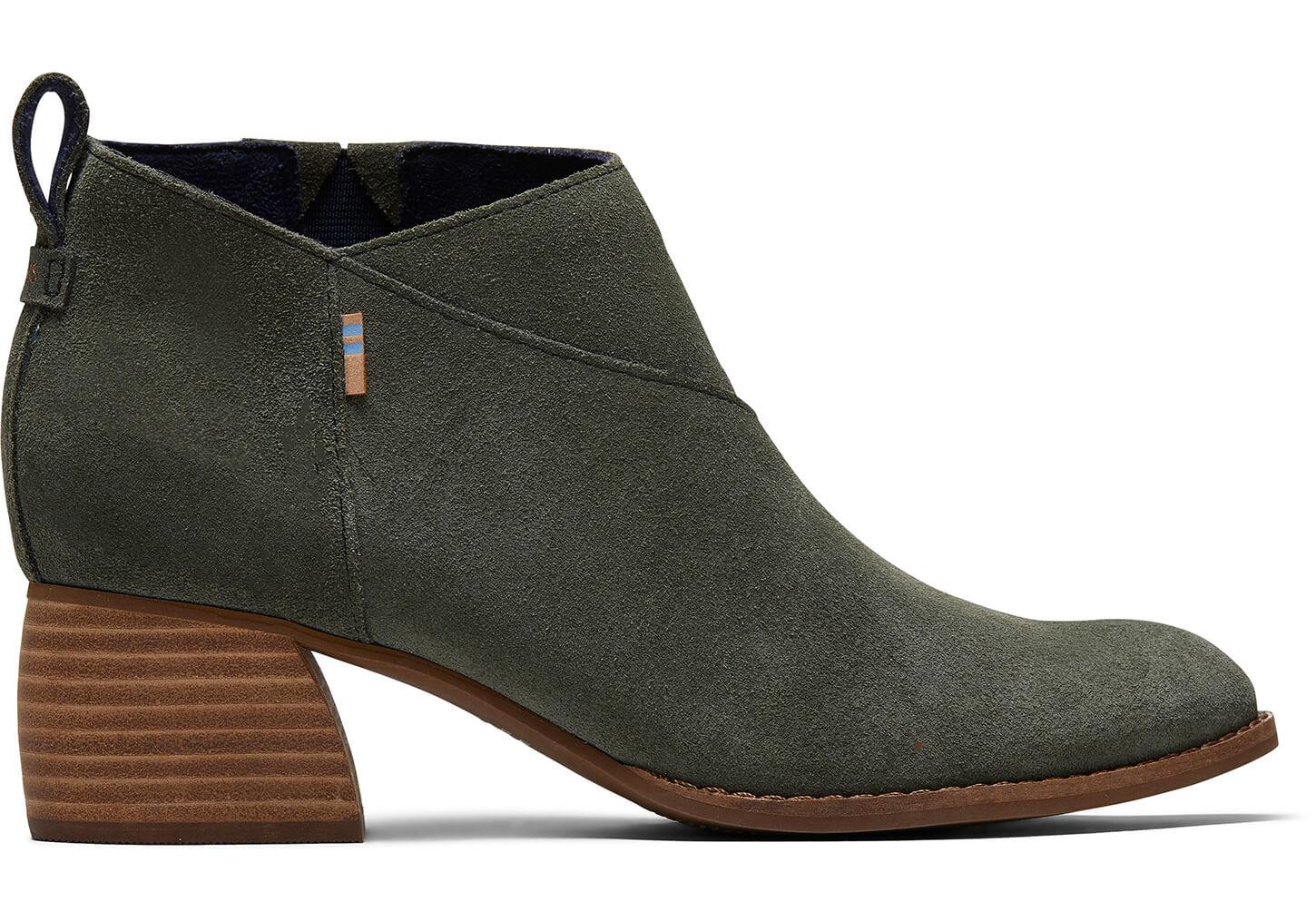 olive green toms womens