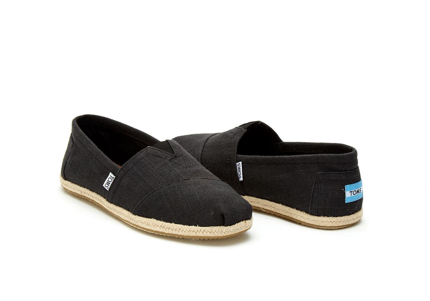 toms rope sole linen espadrilles