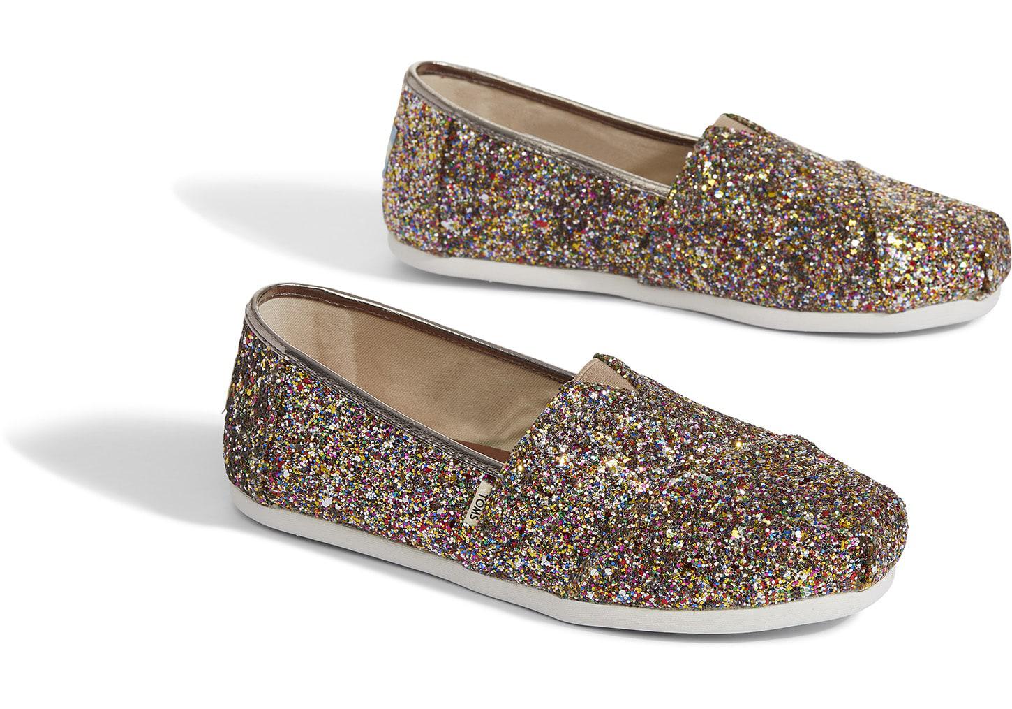 multi party glitter toms