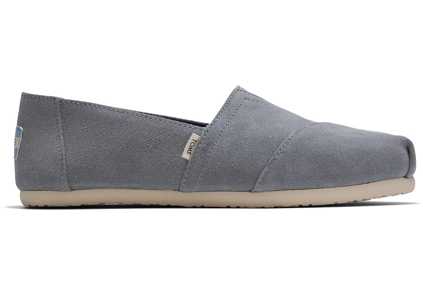 toms grey suede