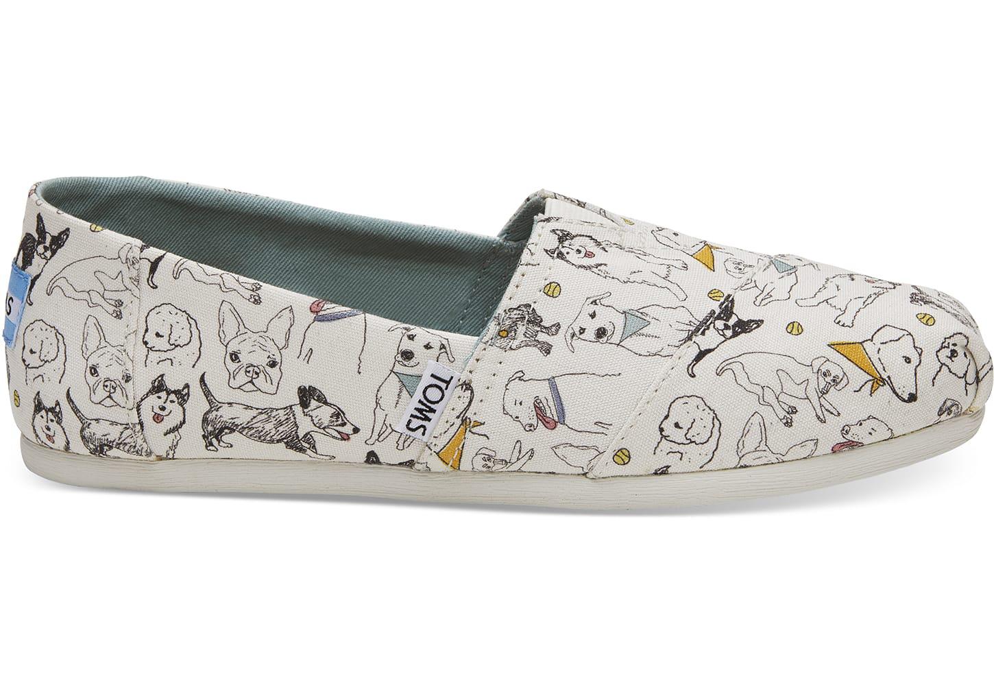 toms shoes with dogs