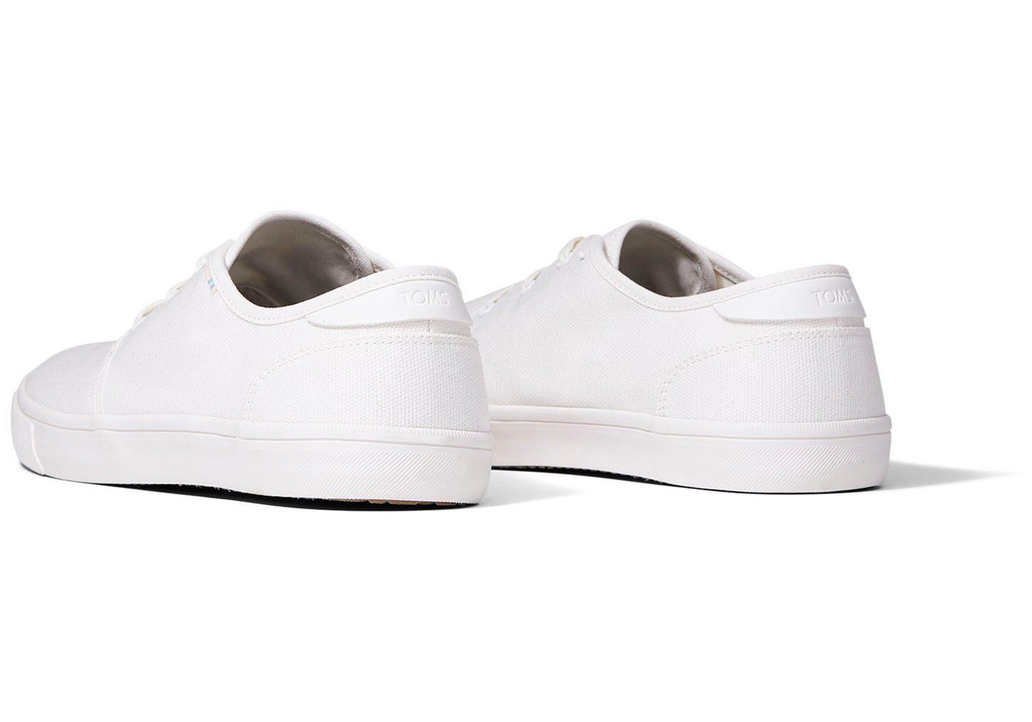 toms white canvas sneakers