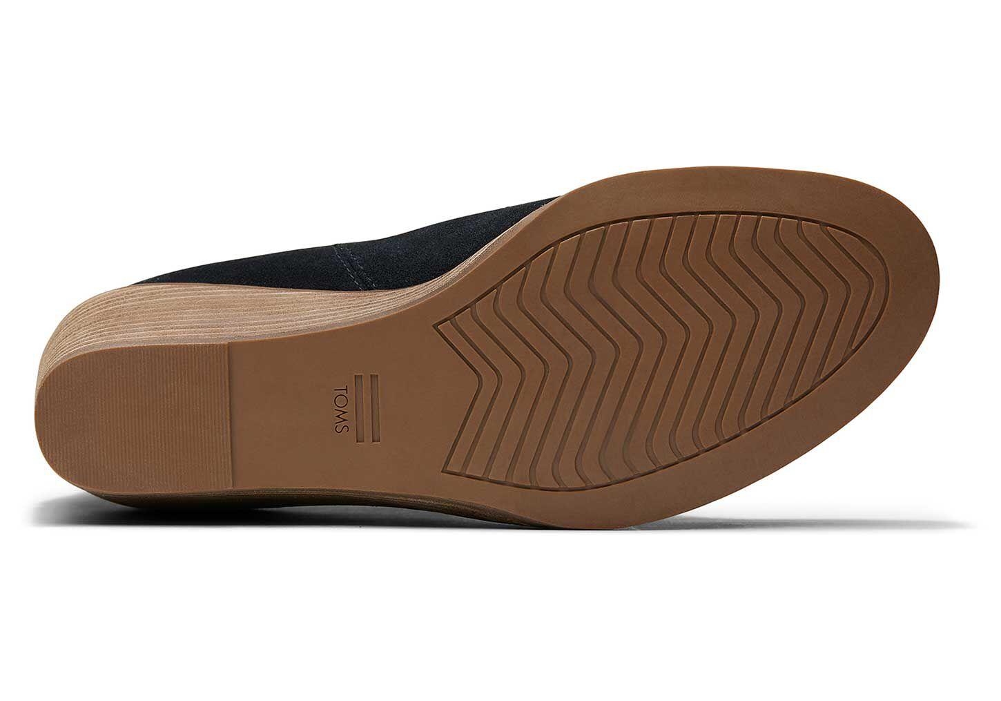 black suede kallie wedge bootie