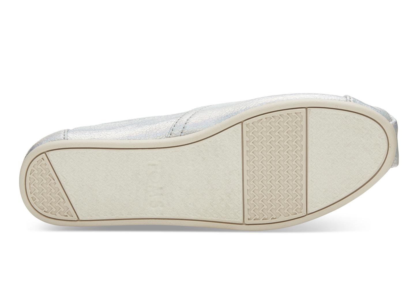 silver iridescent toms