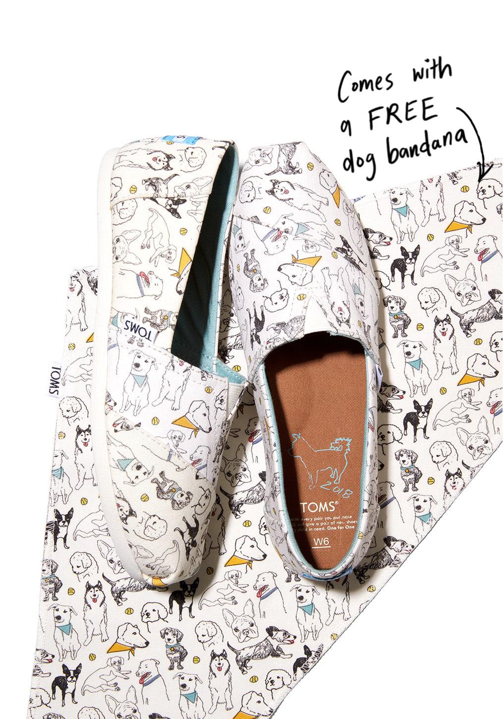 TOMS Canvas Year Of The Dog Women's 