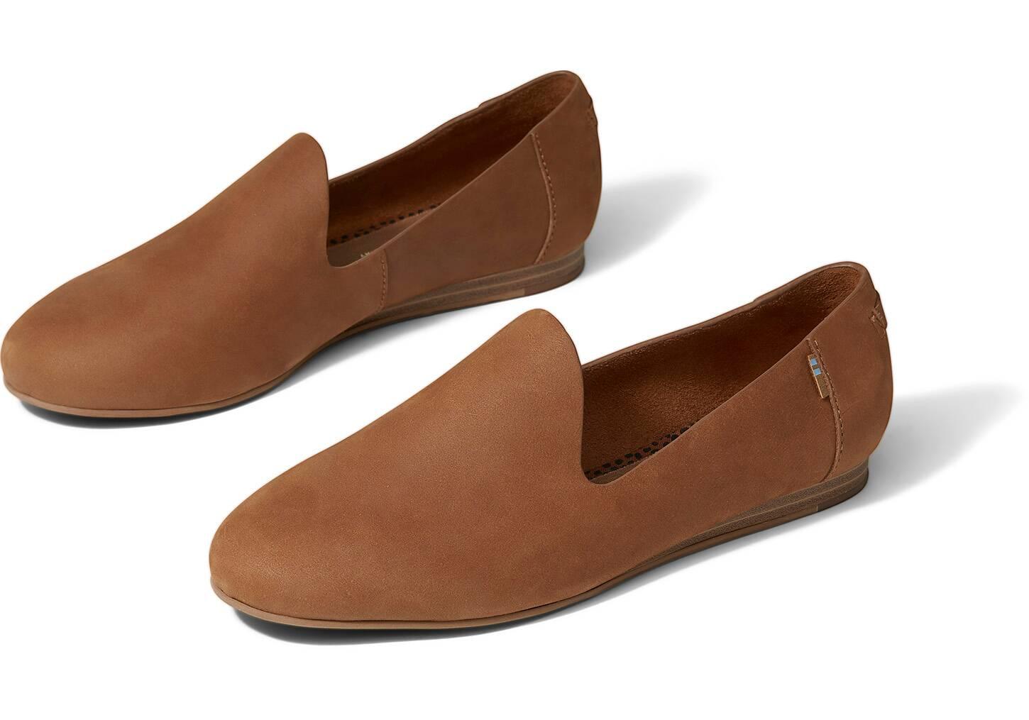 toms tan flats