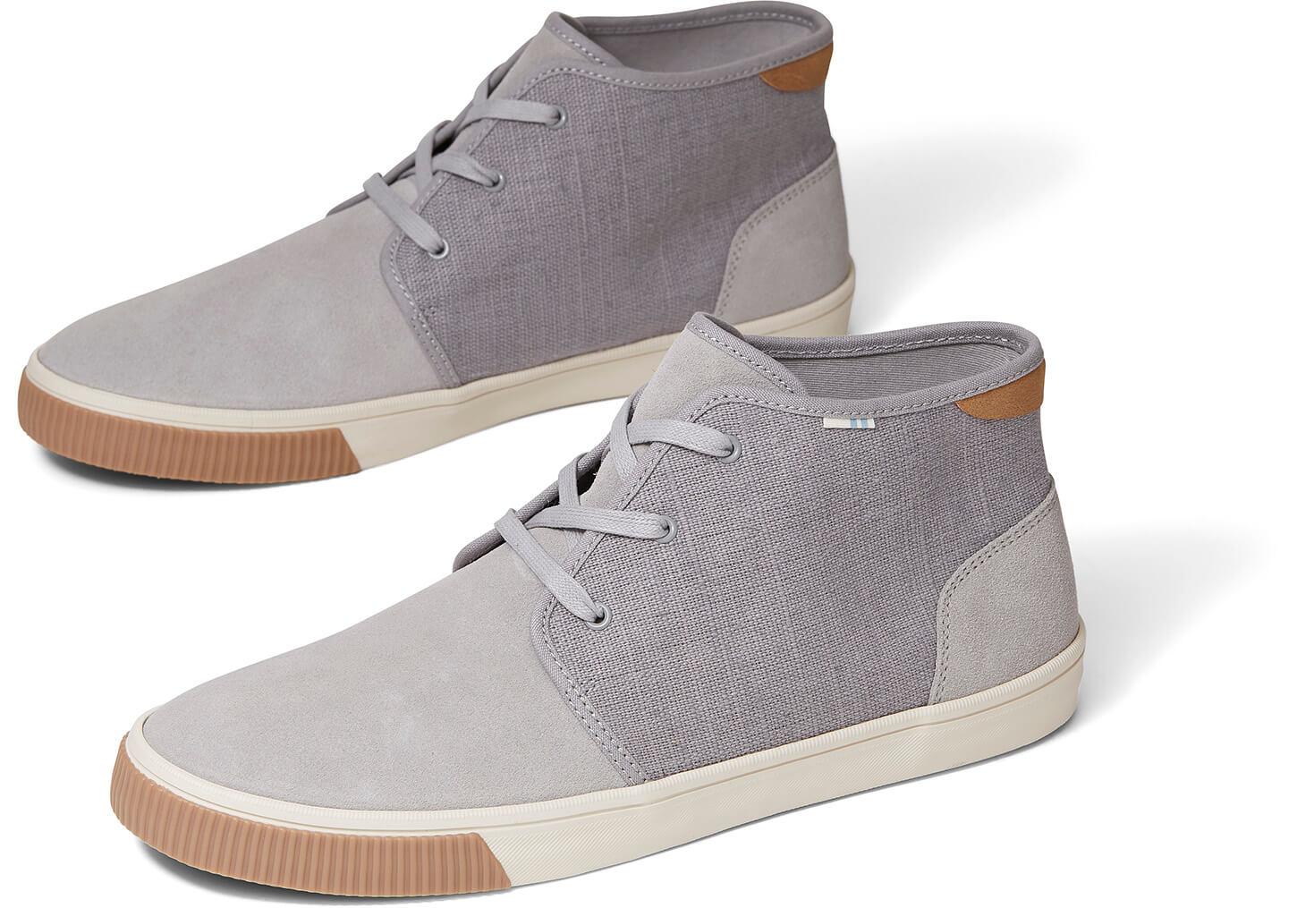toms drizzle grey heritage canvas