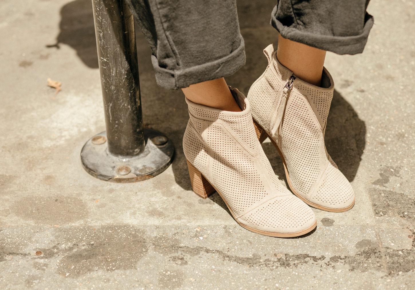 toms desert taupe suede bootie