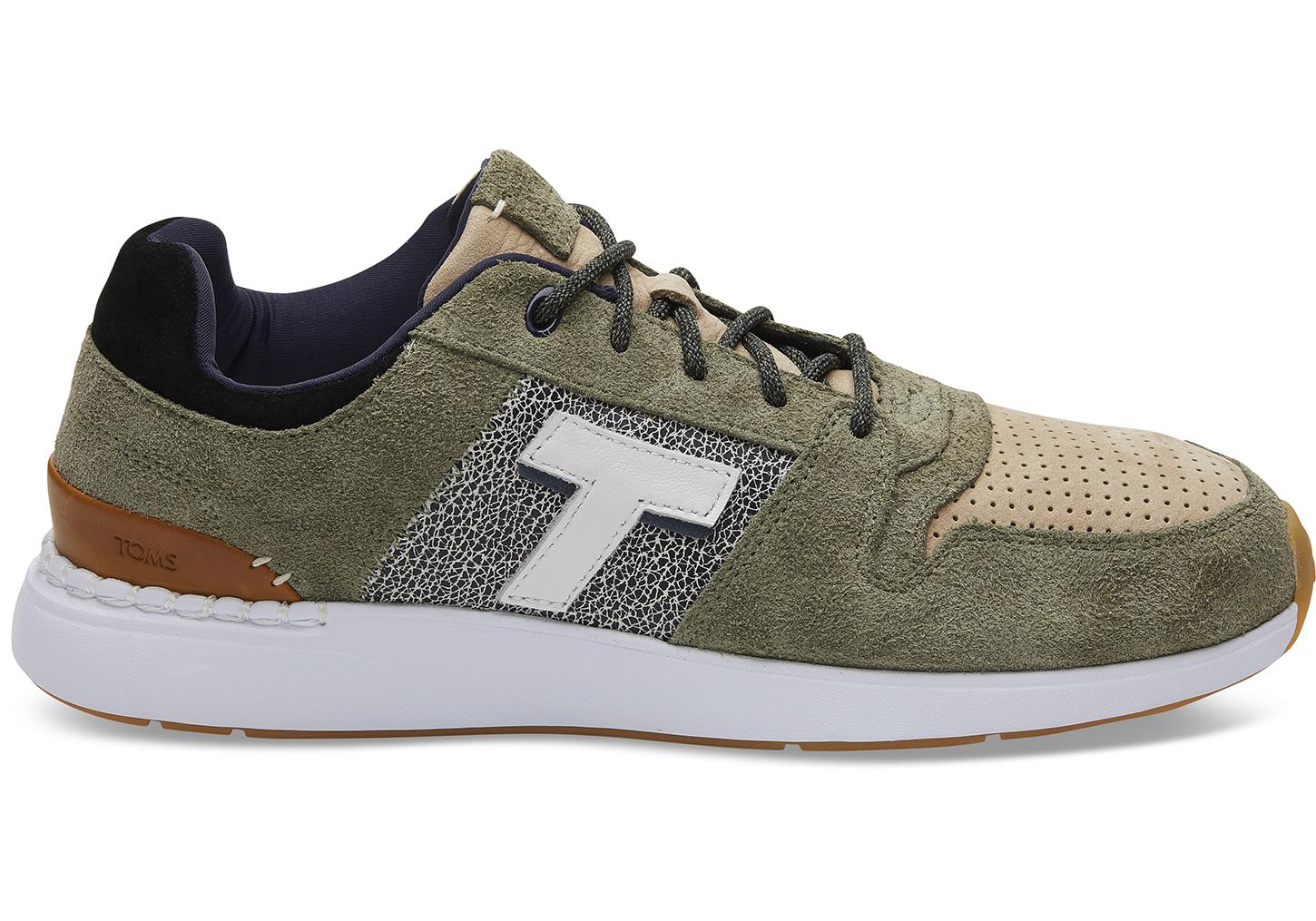 TOMS Suède Groene Nubuck Arroyo Sneakers Schoenen in het Groen voor heren -  Lyst