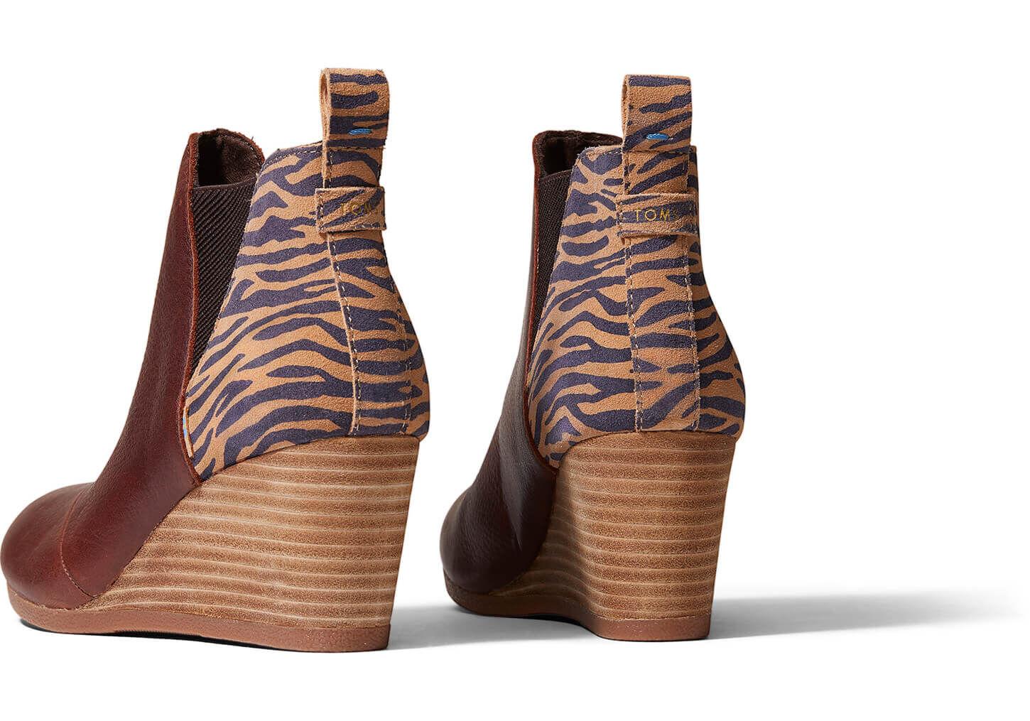 toms kelsey bootie leopard