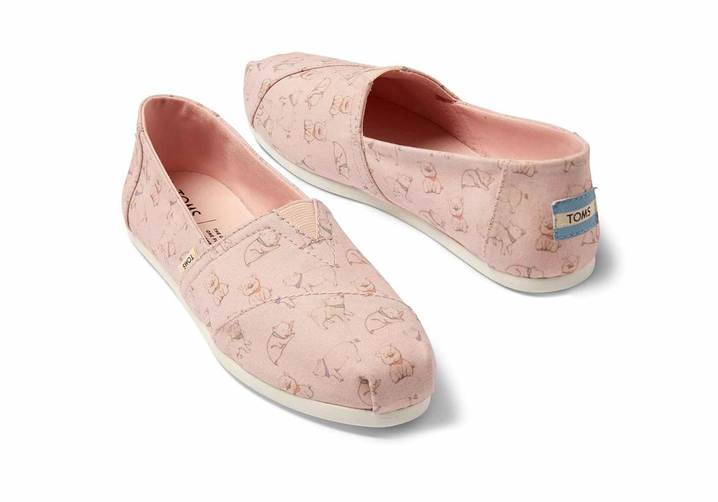 toms canvas flats
