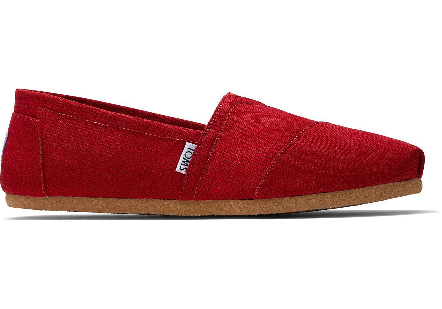toms canvas loafers