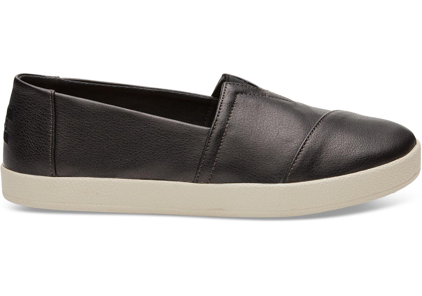 TOMS Synthetic Avalon Slip-on in Black 