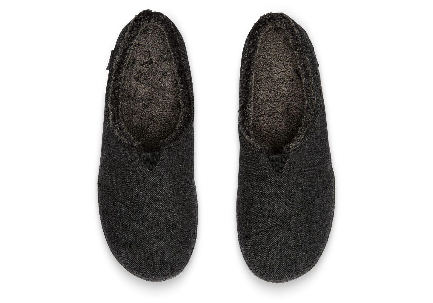 Toms Mens Berkeley Slippers Black - RollinJoint