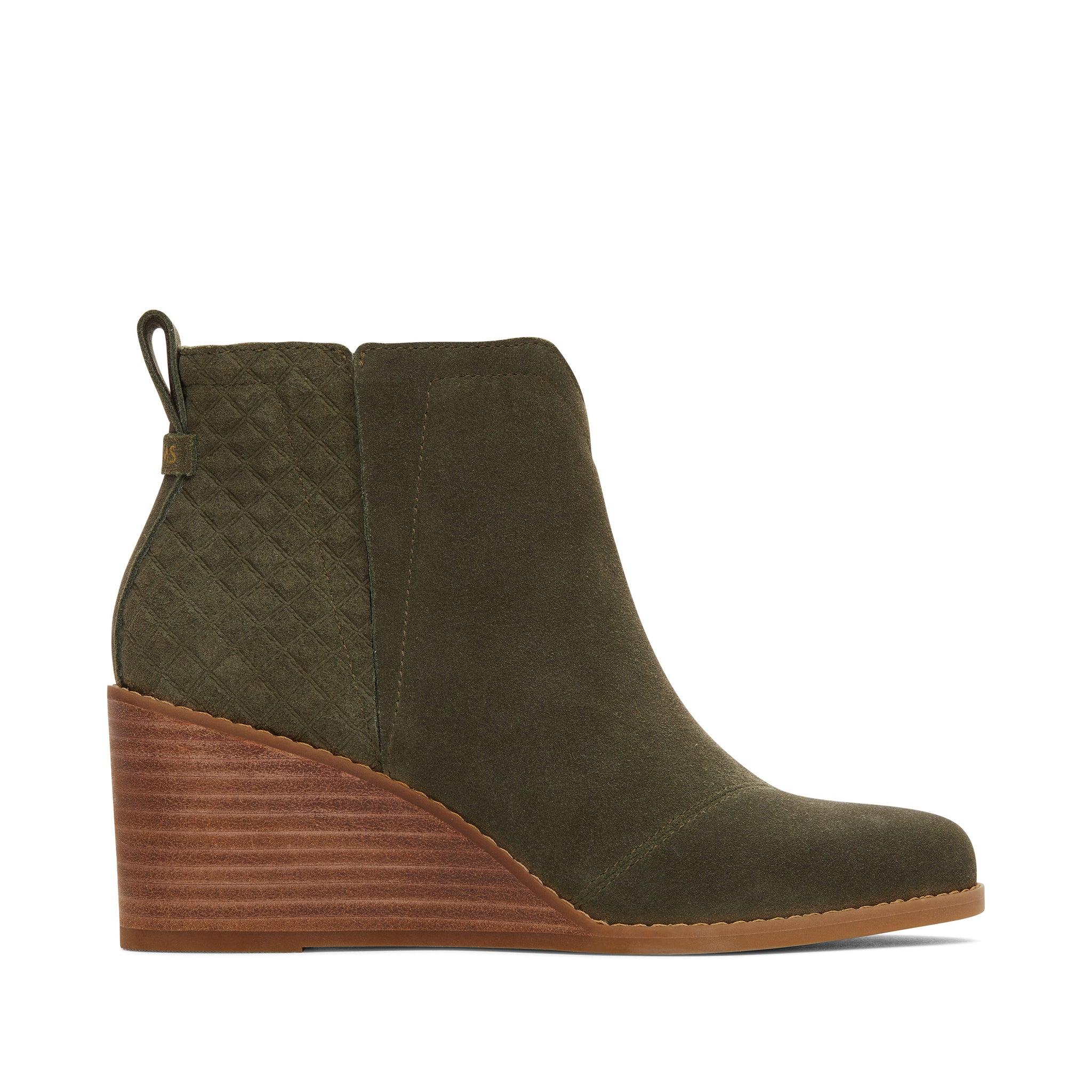 Green Wedge boots for Women Lyst UK