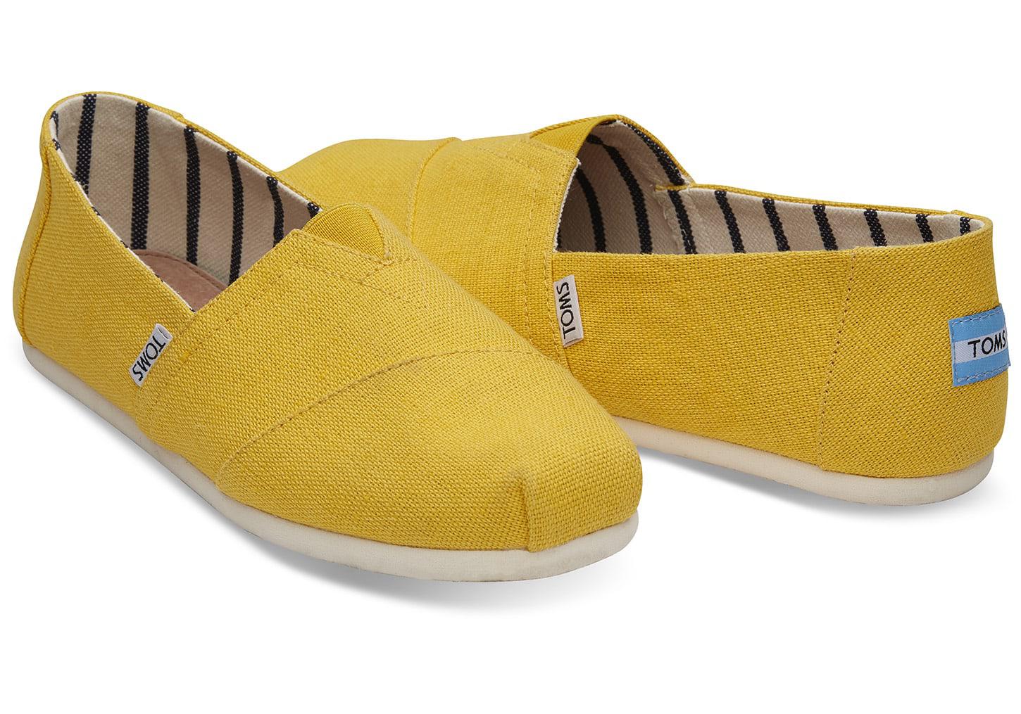 mens yellow toms