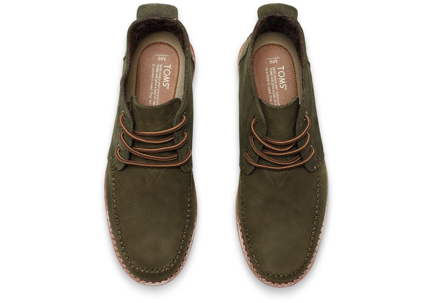 olive suede boots