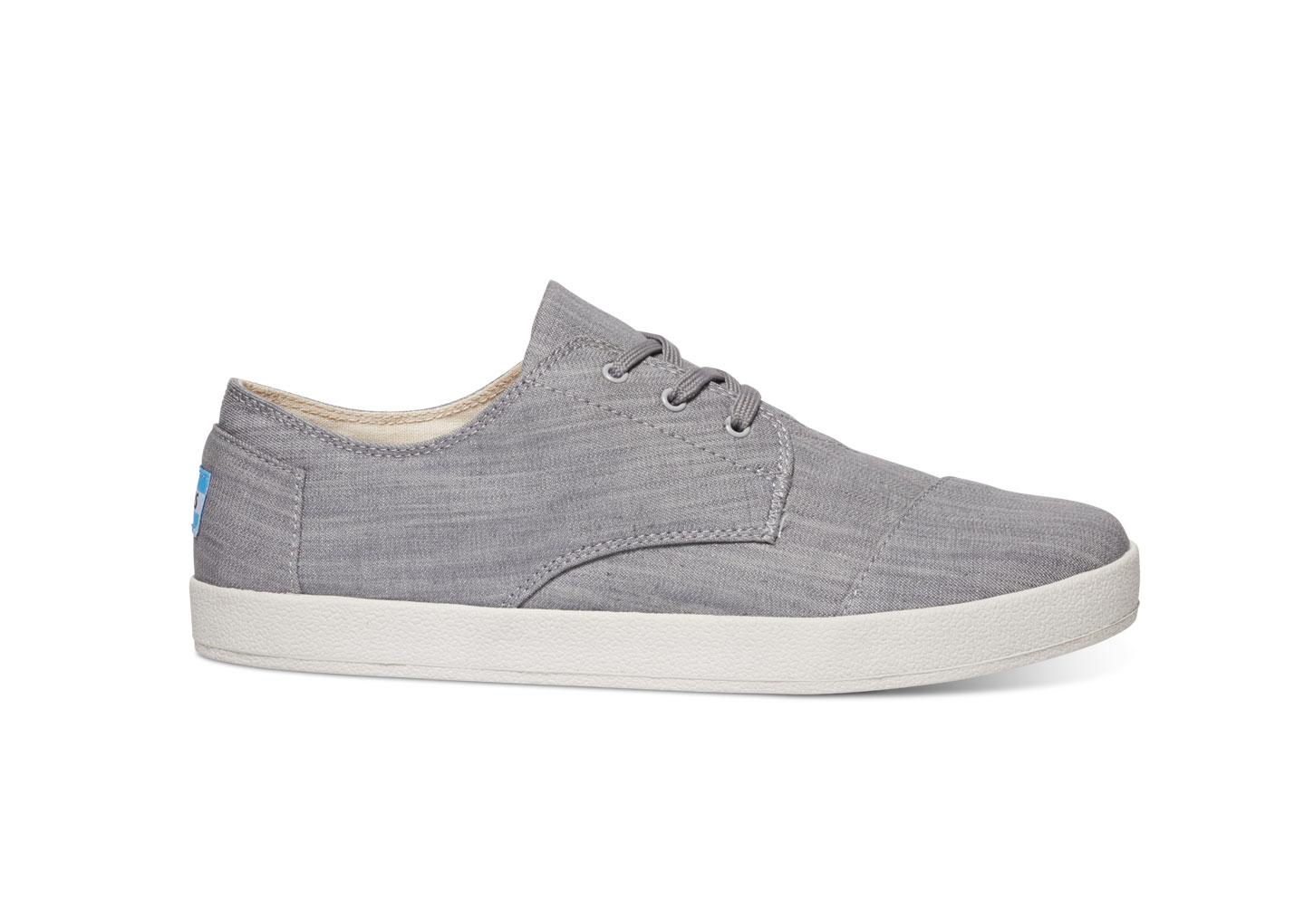 Toms Grey Denim Men's Paseo Sneakers in Gray for Men | Lyst