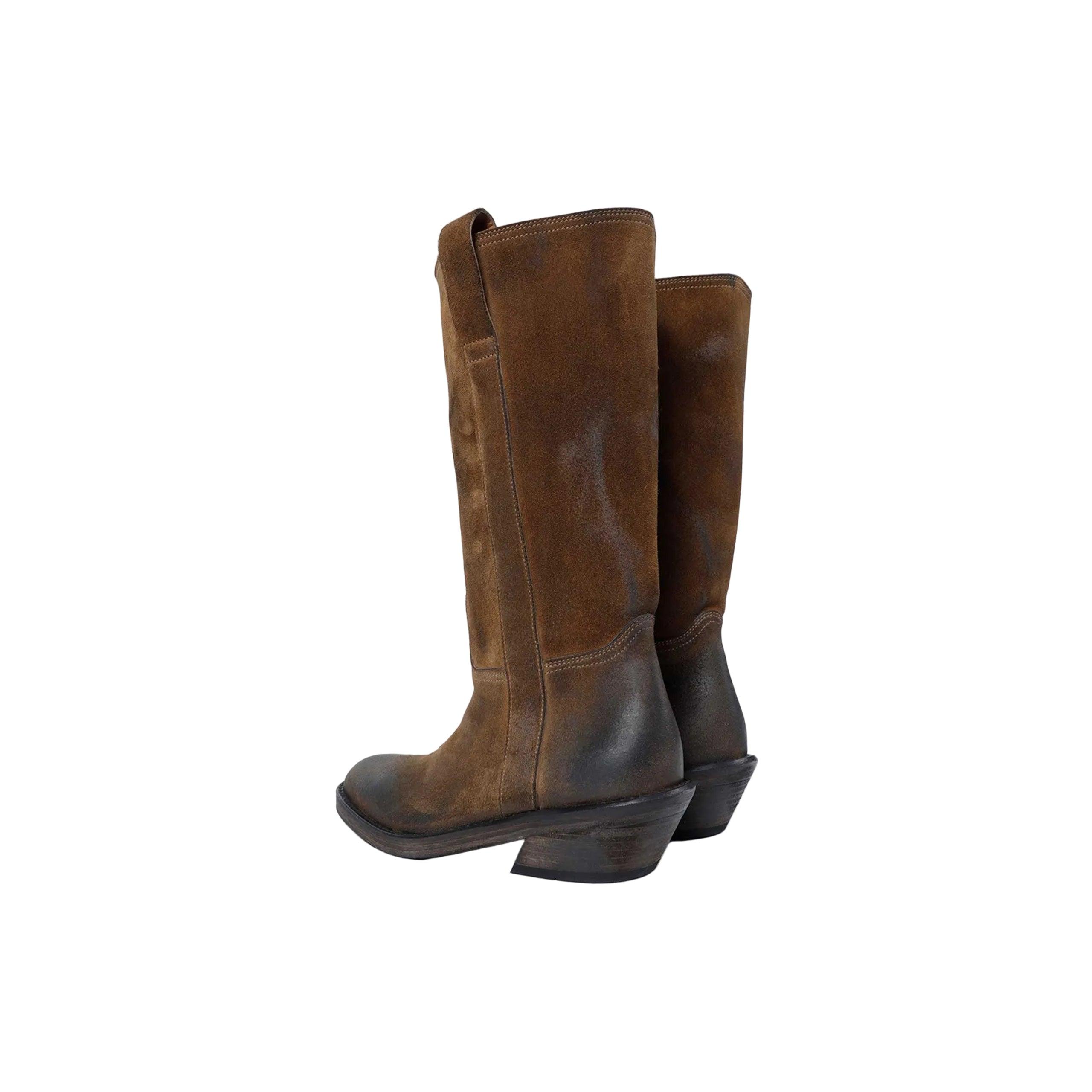 Ann Demeulemeester Laxit Pull On Boots in Brown | Lyst