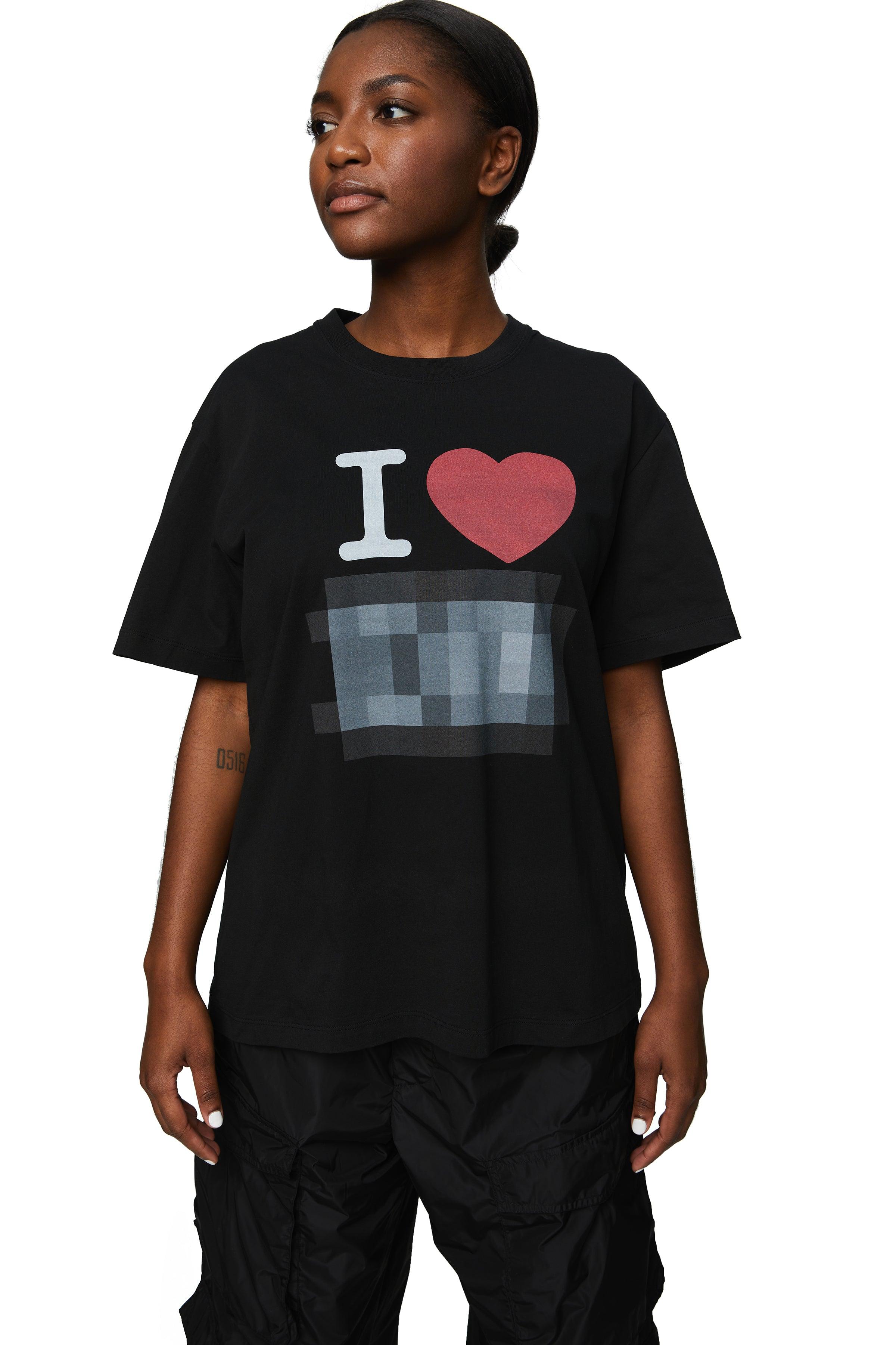Doublet I Heart T-shirt in Black | Lyst