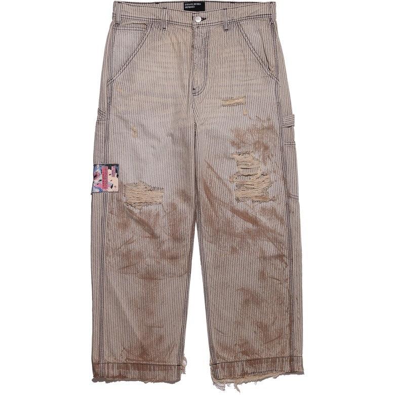 Enfants Riches Deprimes Paint Pants Shuji Version in Brown Enfants Riches Deprimes Paint Pants Shuji Version in Brown