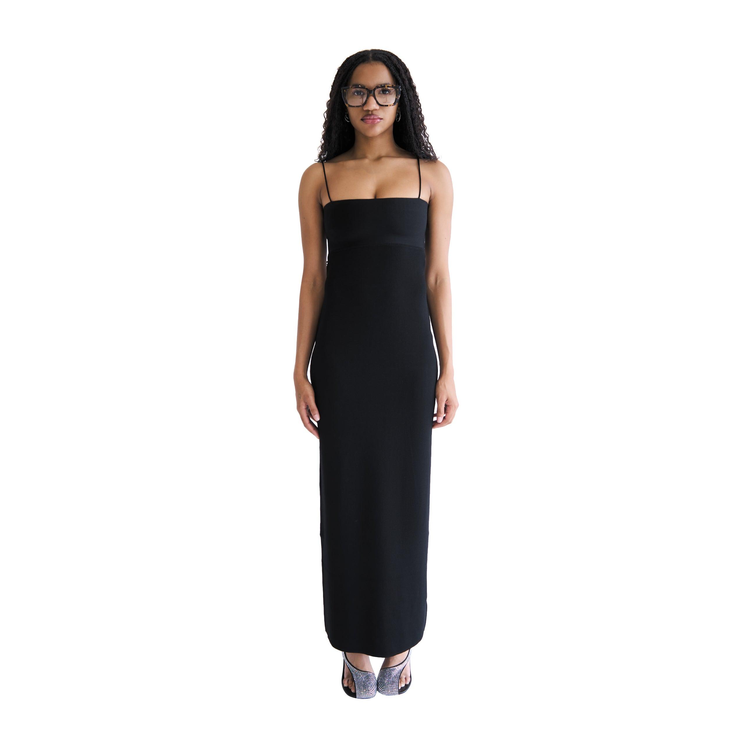 Robe Maxi Alexander Wang En Blanc Cassé - Taille 4 (mais Convient Taille 6), Manches Longues, Col Bouteille, Neuve Sans étiquettes