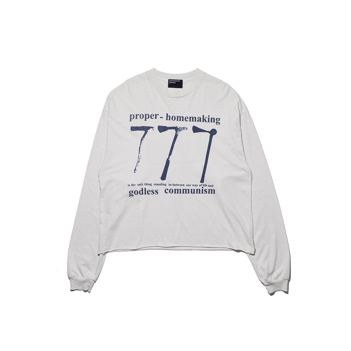 Enfants Riches Deprimes 777 Long-Sleeved T-Shirt in Gray for Men