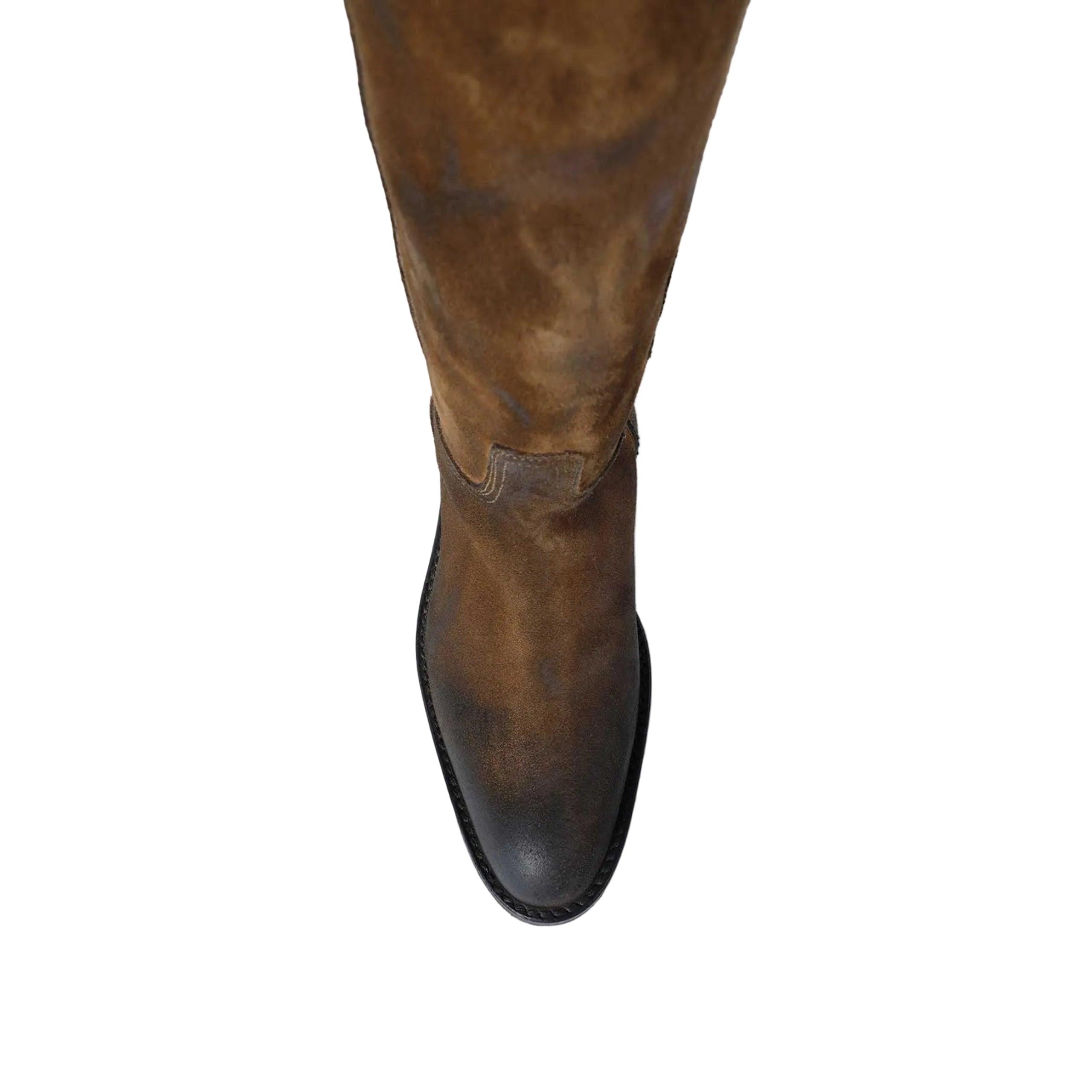 Ann Demeulemeester Laxit Pull On Boots in Brown | Lyst
