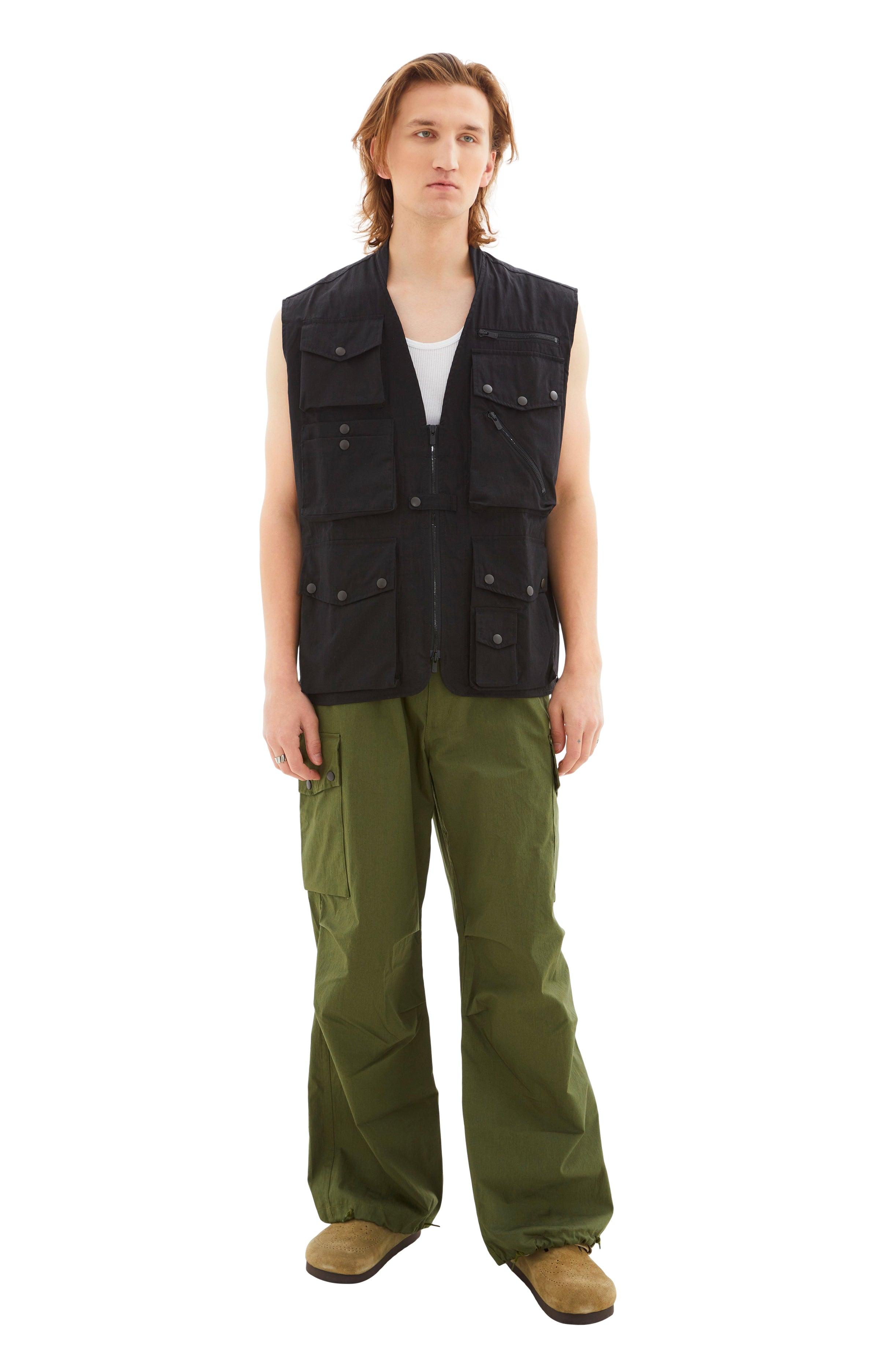 Needles Field Vest in Green for Men | Lyst