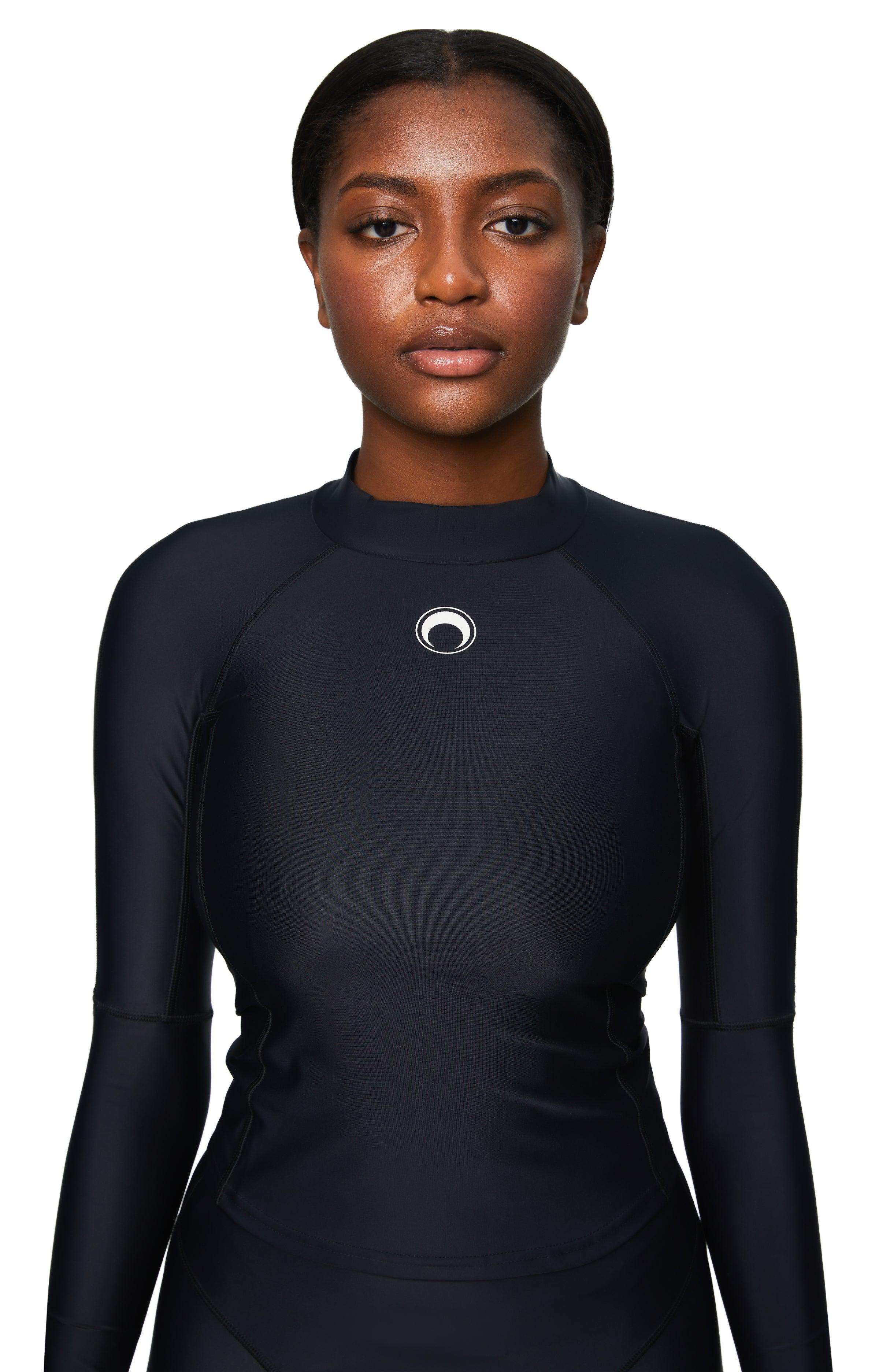 Marine Serre Active Jersey Second Skin Top in Blue | Lyst