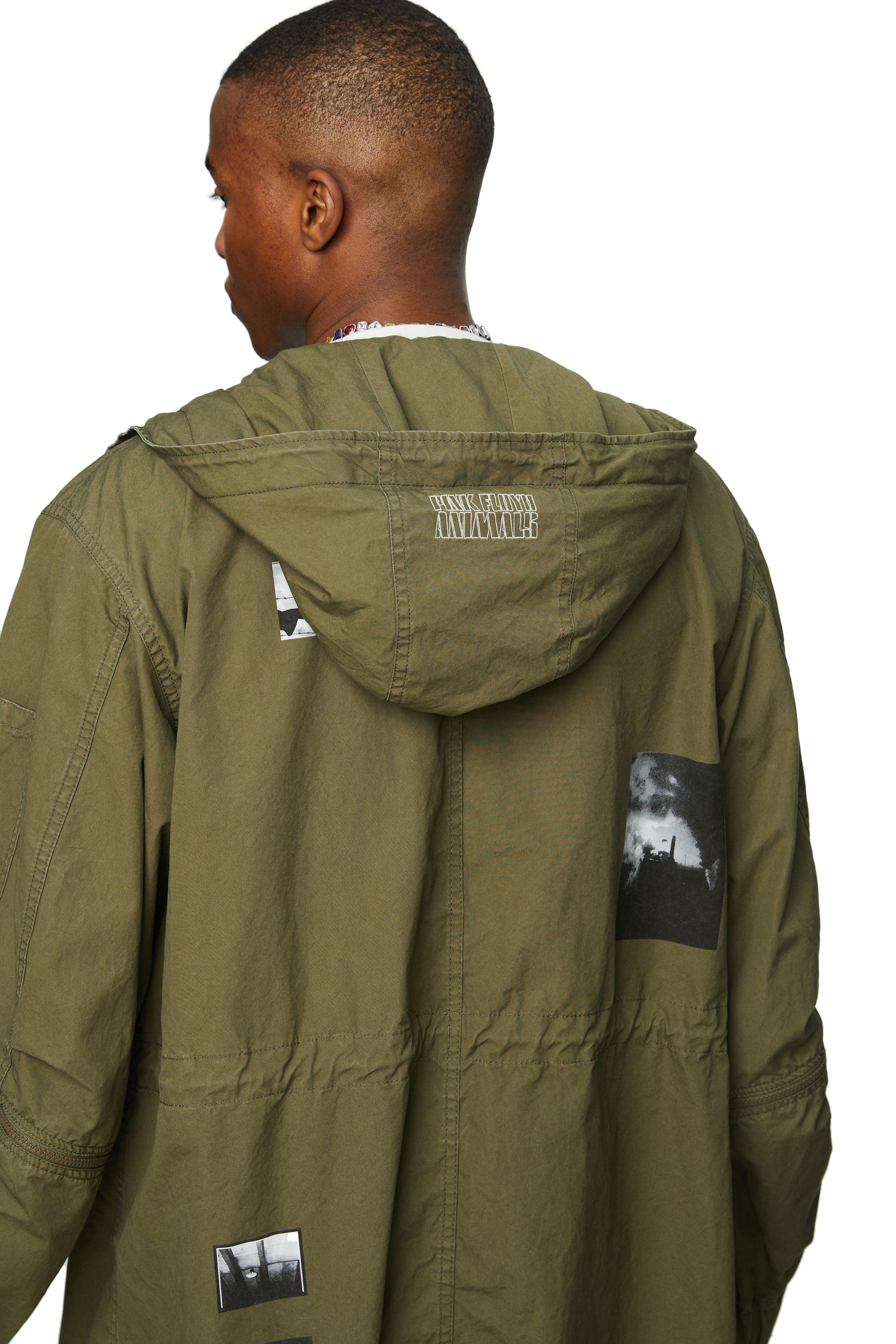 Undercover Khaki Green Coat With Cow Images for Men | Lyst