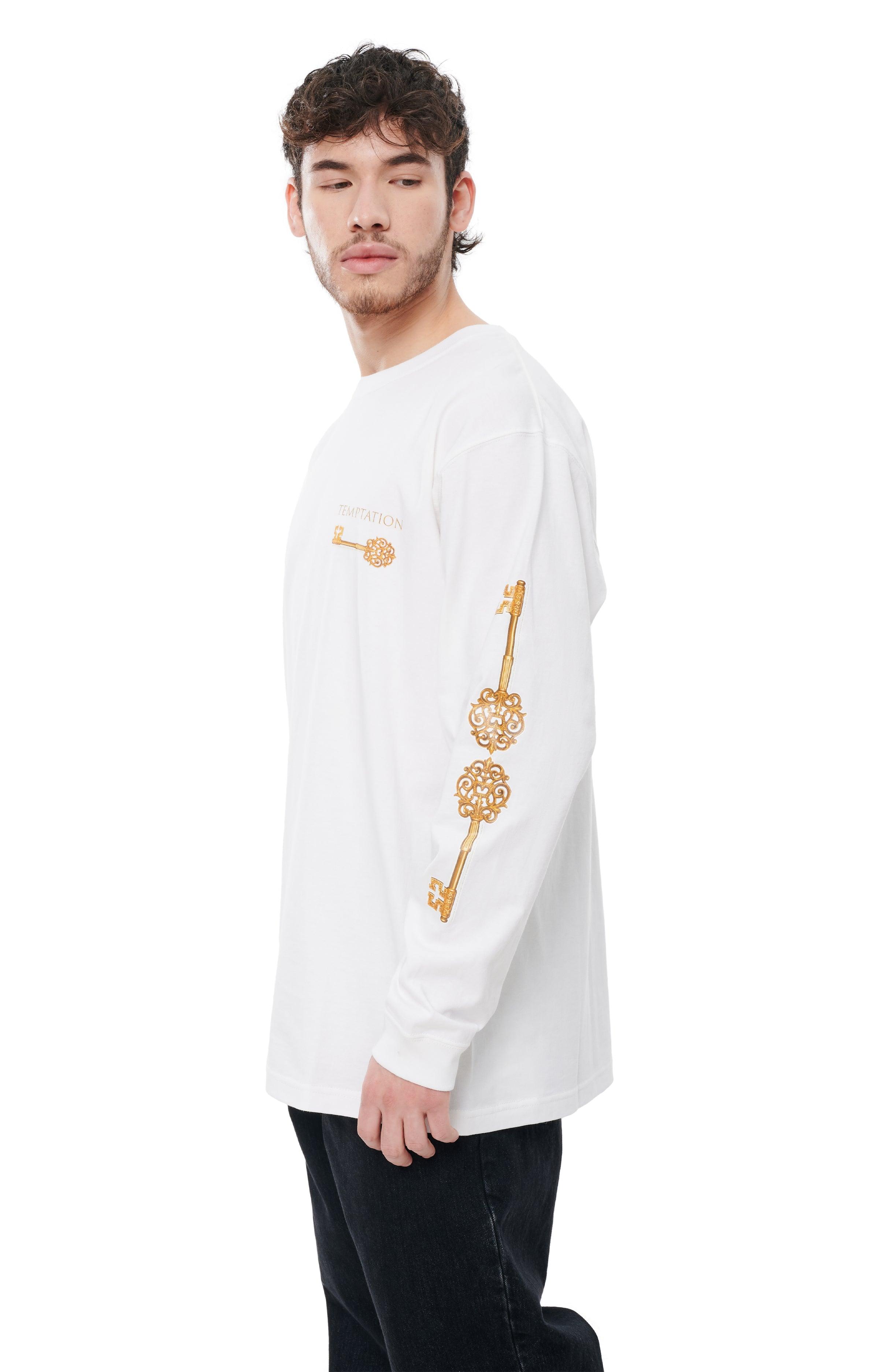 Children of the discordance Temptation Key Longsleeve Tee in White