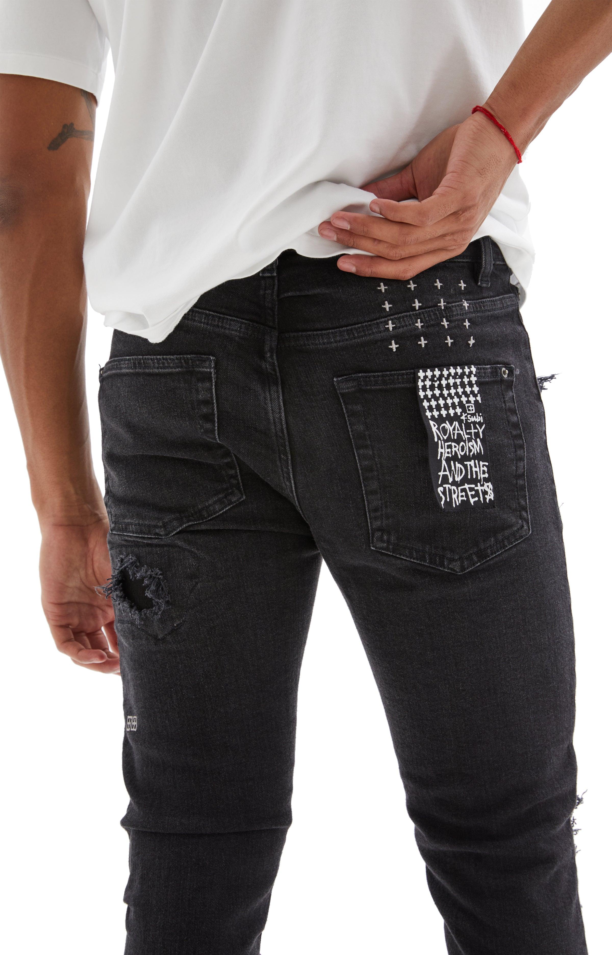 Ksubi Chitch Boneyard Jeans in Black for Men | Lyst