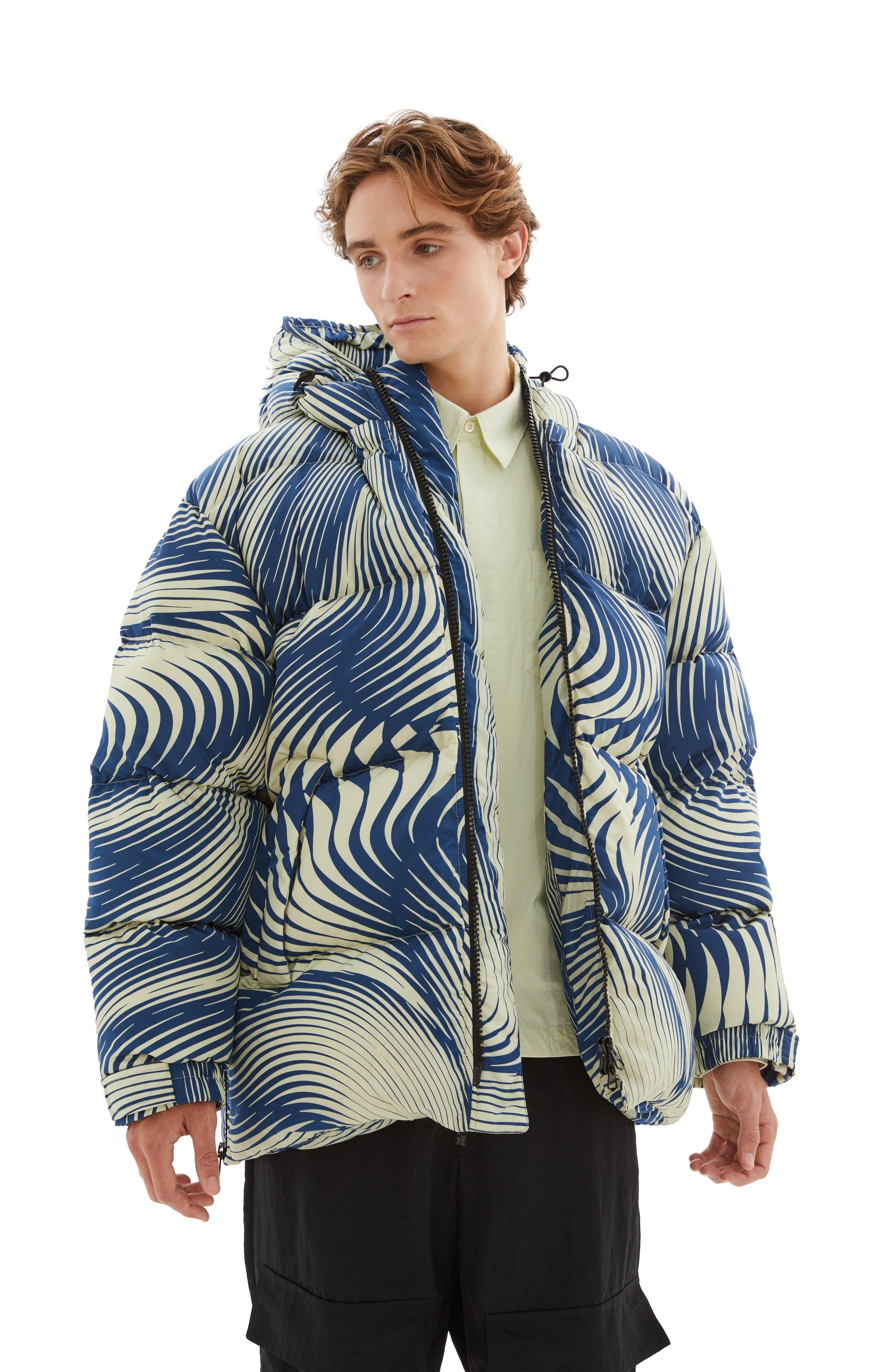 Dries Van Noten Vorley Printed Nylon Taffeta Puffer Jacket in Blue for ...